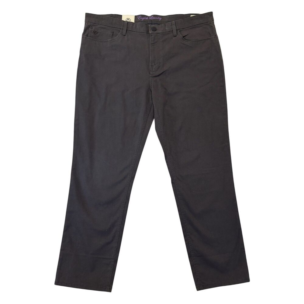 English Laundry Mens Gray Pattern Straight Leg Pants Size 40x32 NWT